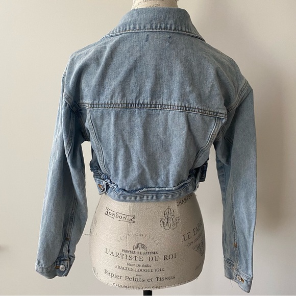 Forever 21 Cropped Denim Jacket - Picture 3 of 7